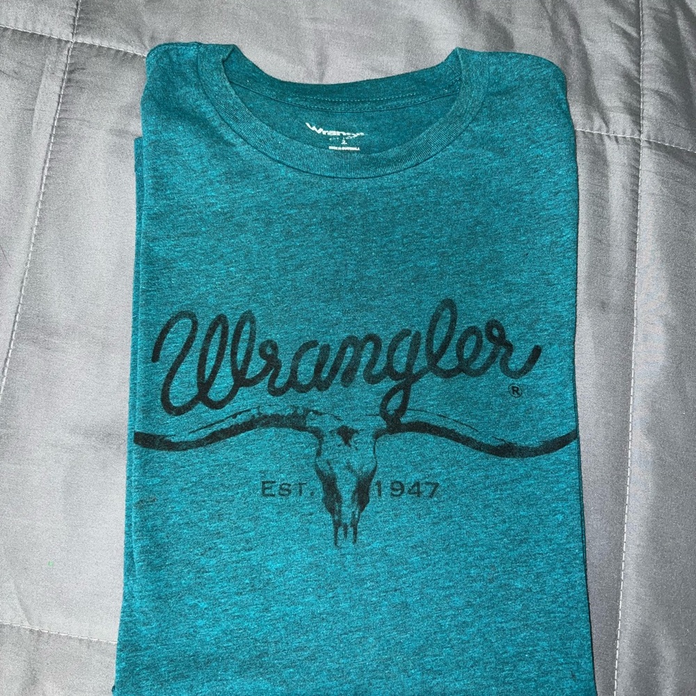 Wrangler Men's Blue Graphic Tee